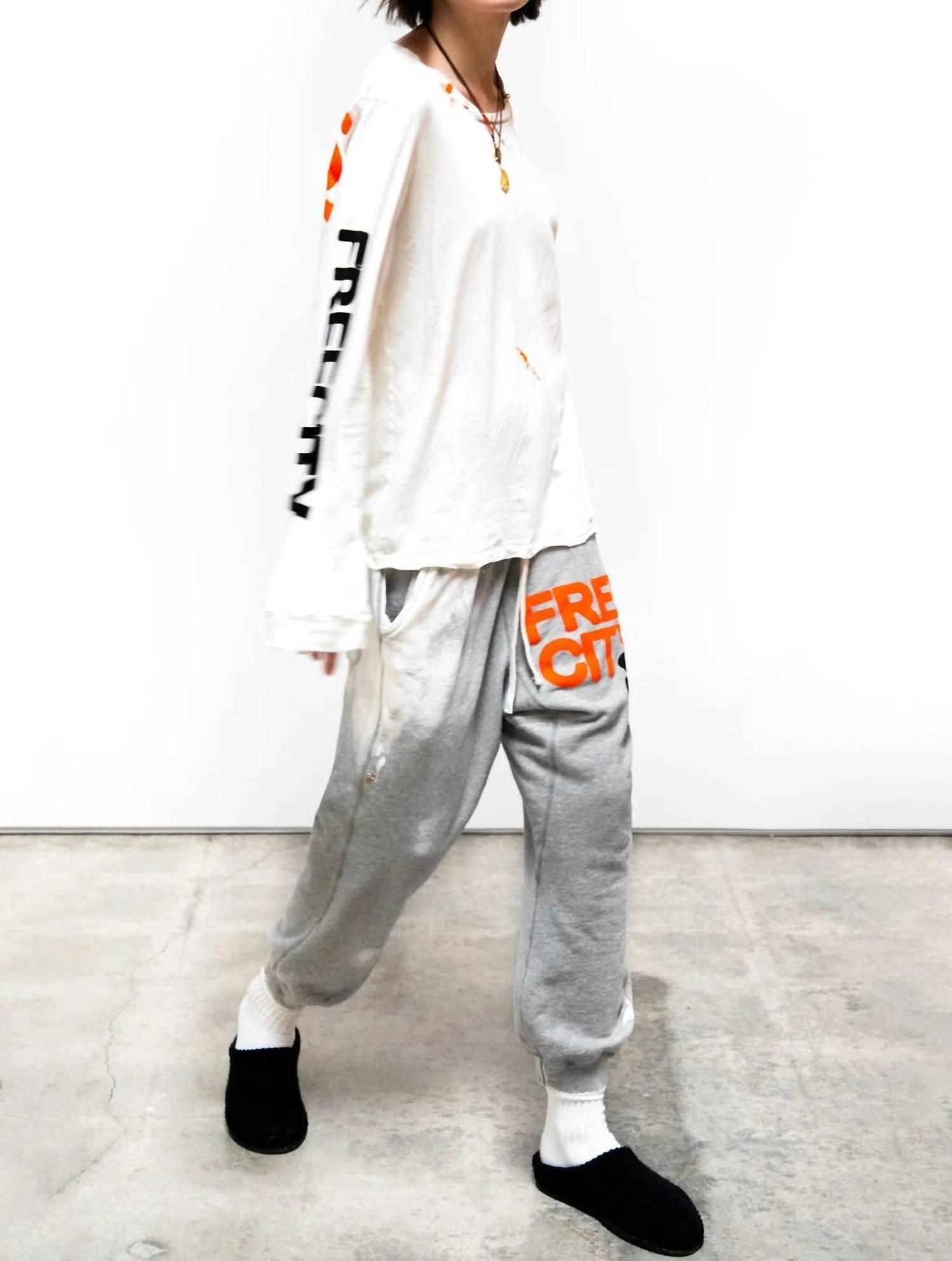 Freecity - "Artists Wanted" Paint Super Vintage Long Sleeve Tee