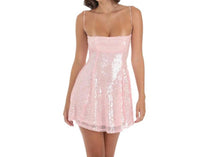 Lucy In The Sky - Women's Doll Baby Sequin Mini Dress