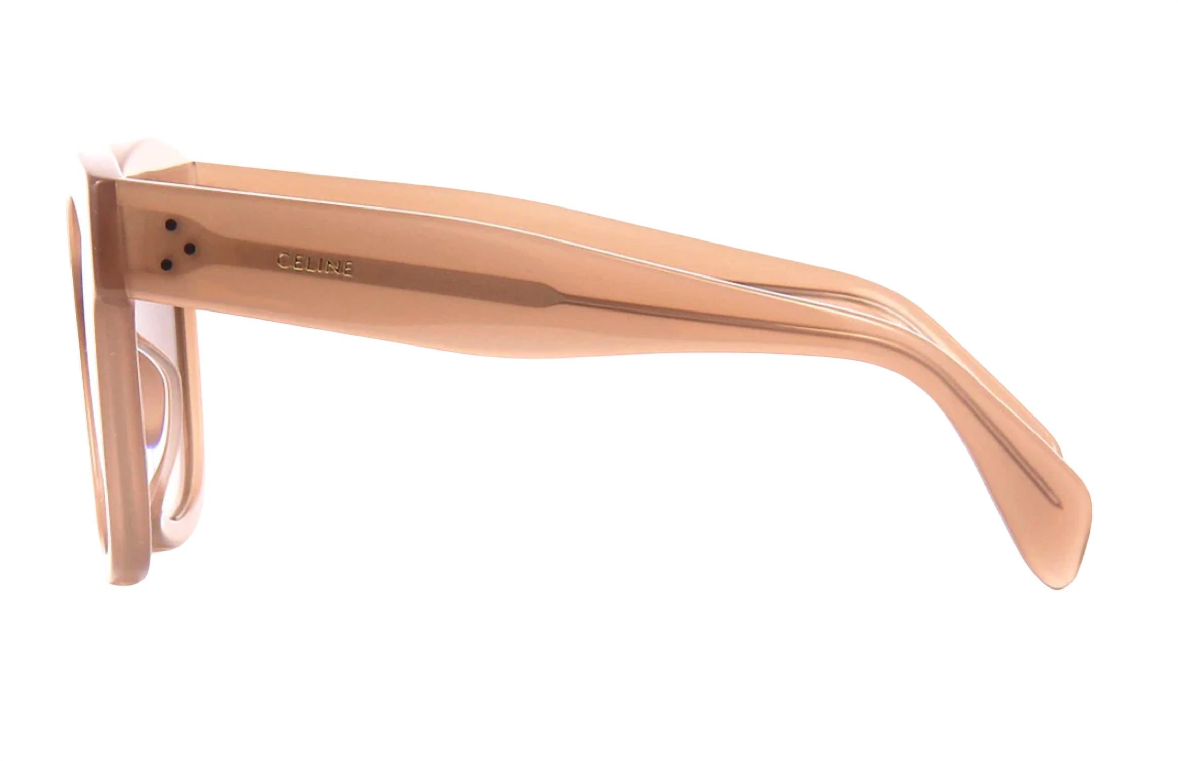 Celine - New Audrey Square Non Polarized Sunglasses Cl4002un - 45f