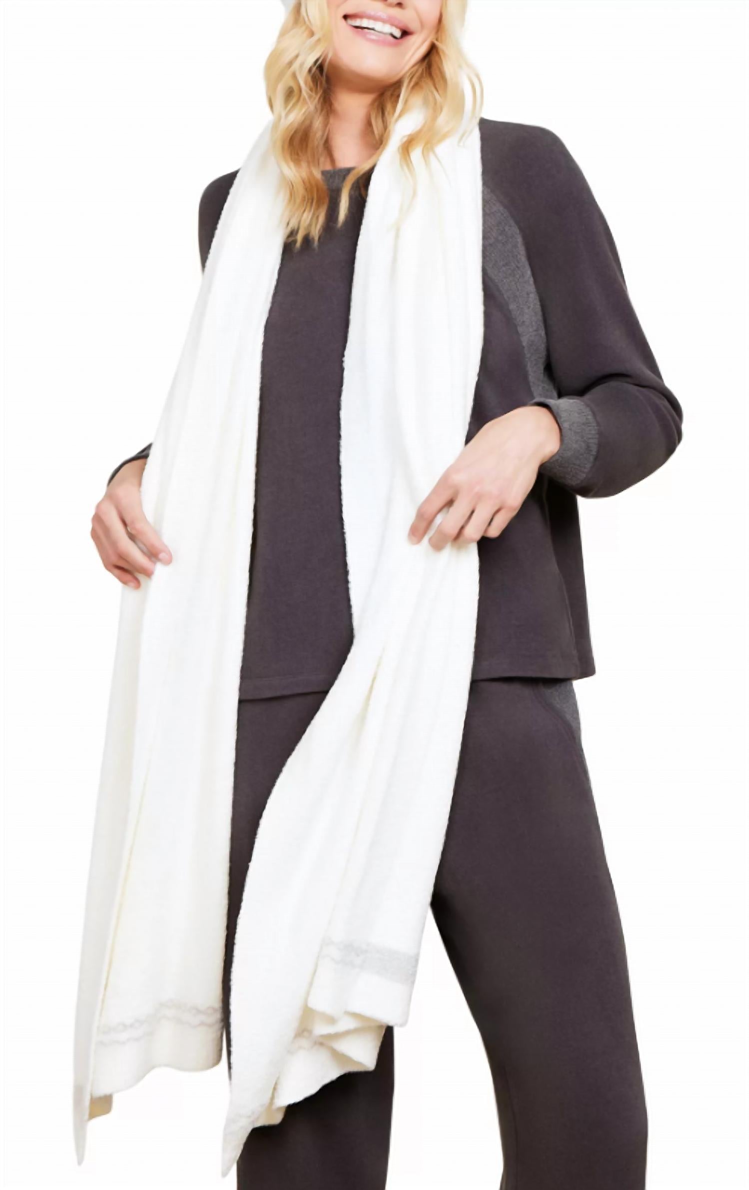Barefoot Dreams - Nordic Bordered Wrap