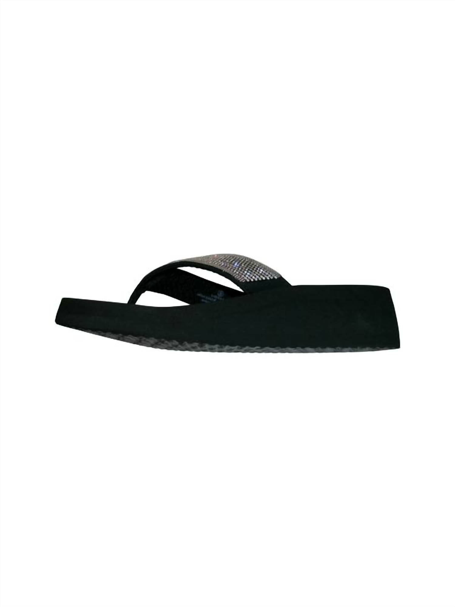Corkys Footwear Women's Vibrant Flip Flops in clear 1 - women's shoe - detail view