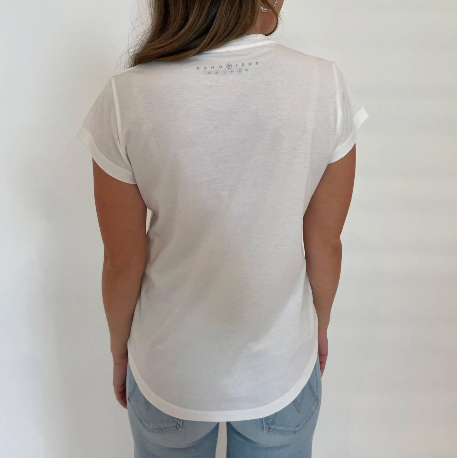 Suzi Roher - Karlie Crew Neck Tee