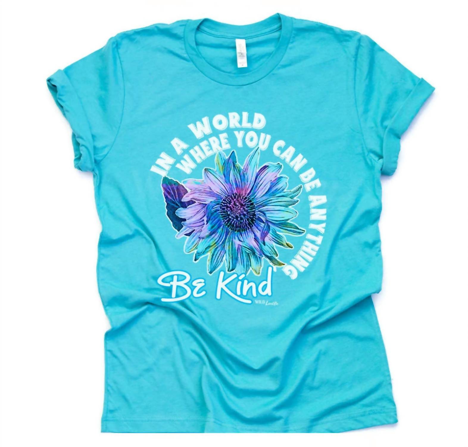 Wild Lucille - Women's Be Kind Graphic Tee Shirt