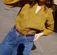 Tilly A Line Ruffle Top