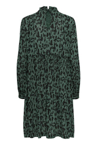 Kaffe - High Neck Printed Mini Dress