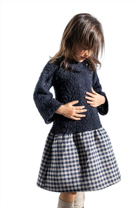 Petit Indi - Girls Drop Waist Dress