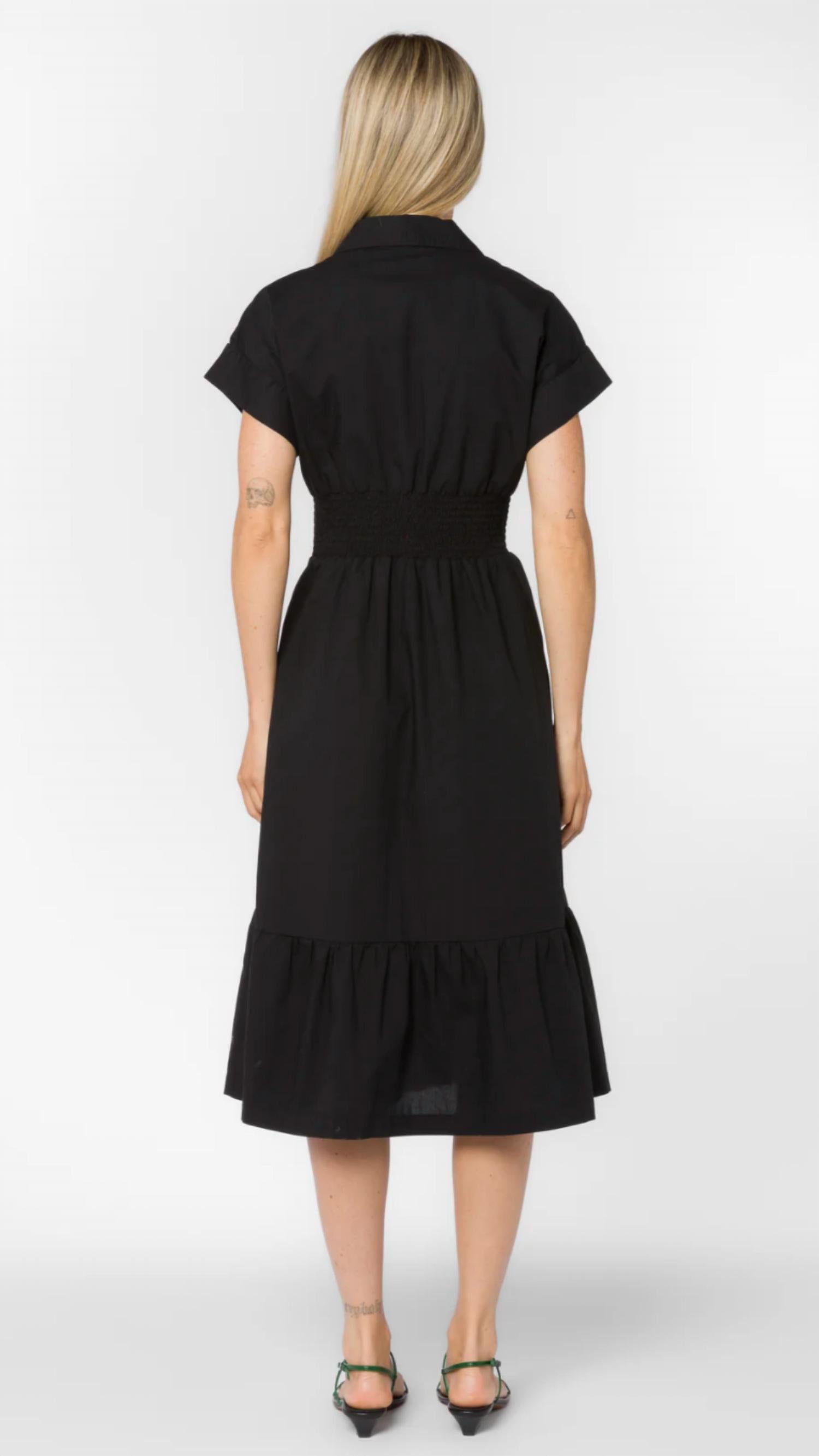 Velvet Heart - Poplin Midi Shirt Dress