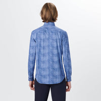 Bugatchi Uomo - James Polka Dot Print Ooohcotton Shirt
