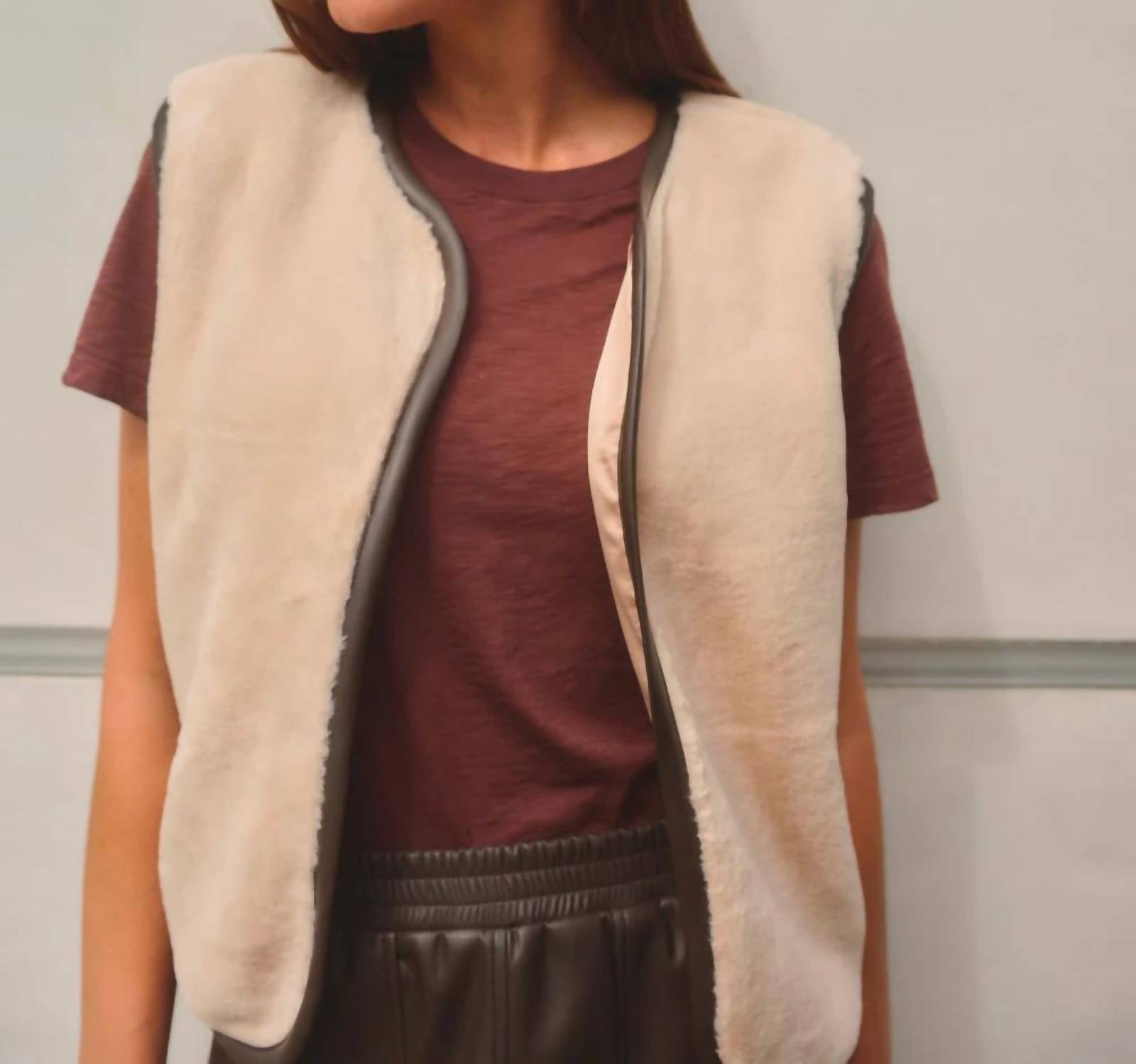 Stateside - Faux Fur Vest