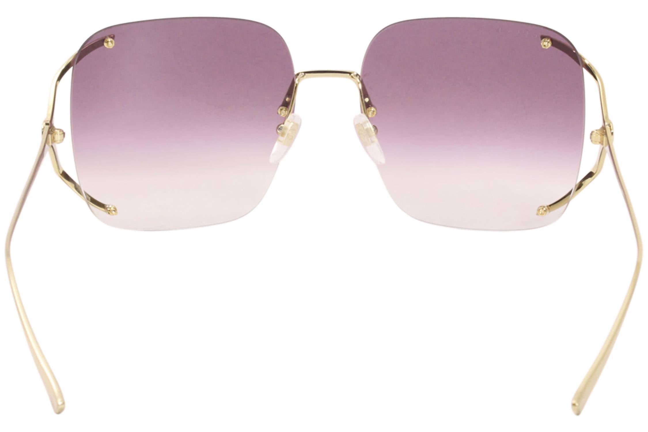 Gucci - Women's Square Non Polarized Sunglasses 0646s - 003