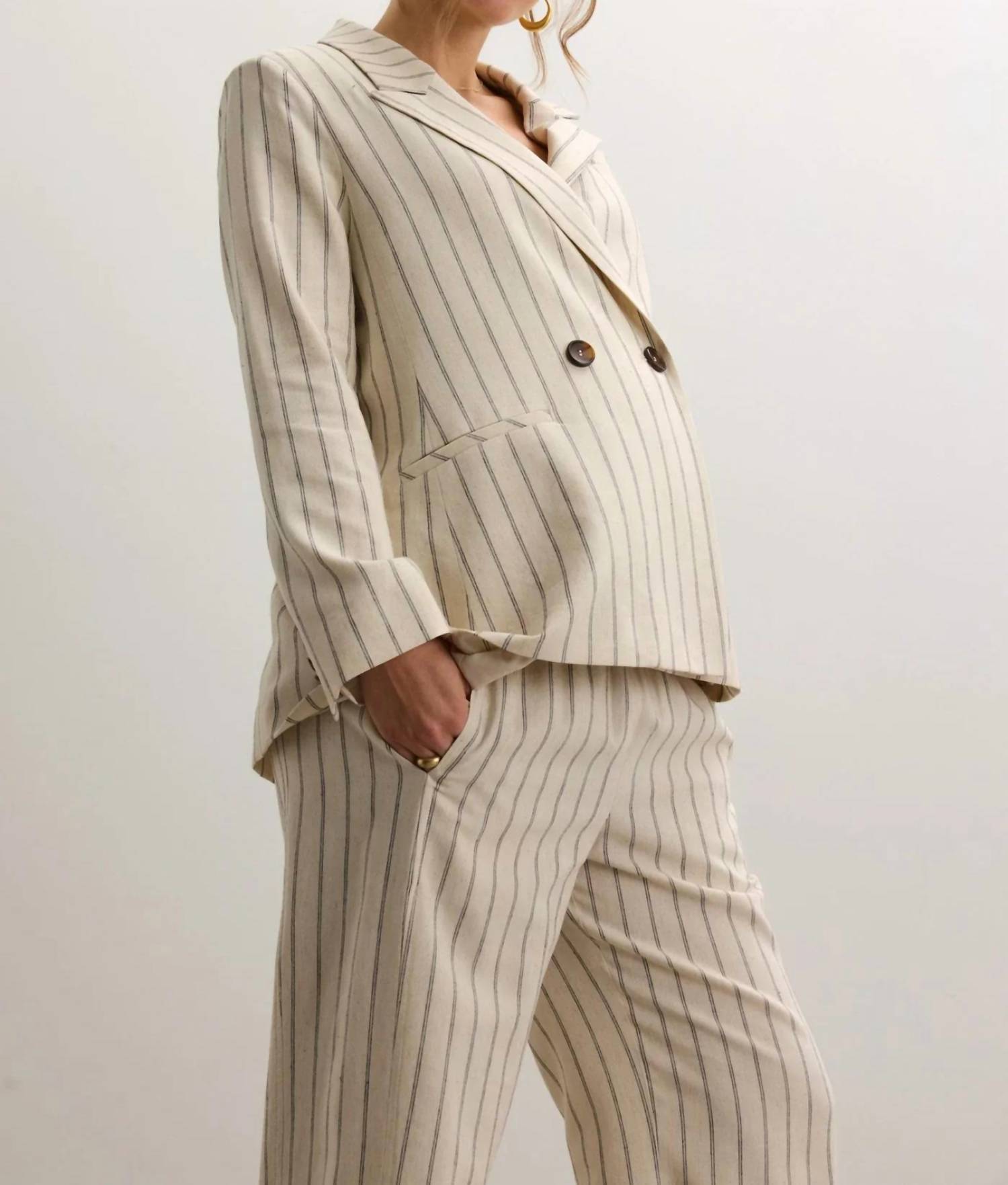 Hatch - Soft Tailored Twill Blazer - Maternity