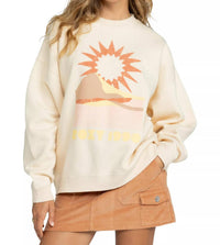 Roxy - Lineup Oversized Crew Sweatshirt