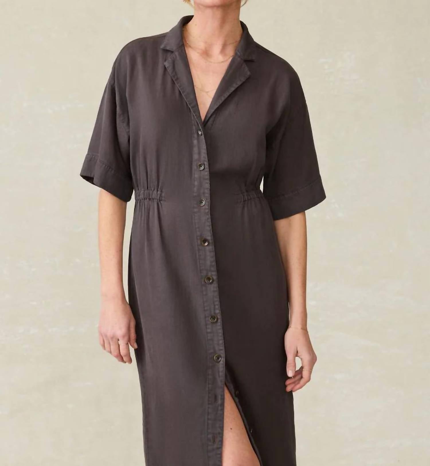 Faherty - Topanga Drape Shirtdress