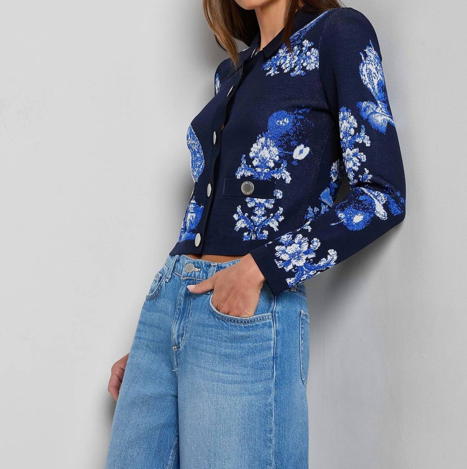 L'Agence - Osiris Jacquard Cardigan