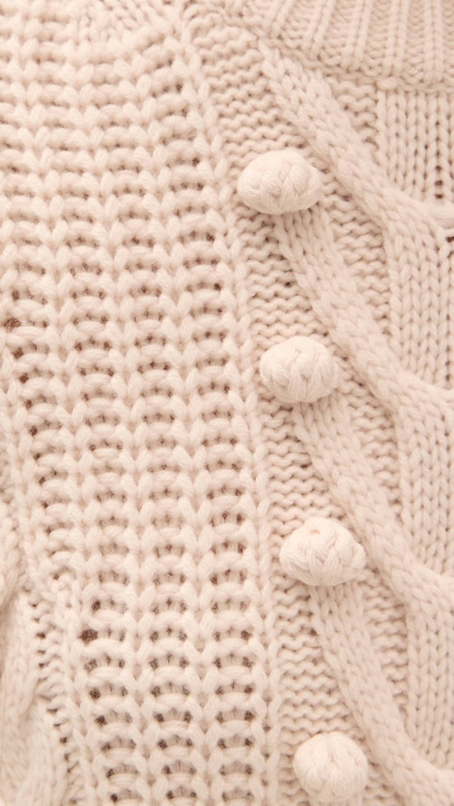 Ulla Johnson Indra Cable Knit Pullover Sweater in alabaster - women's sweater - view 6