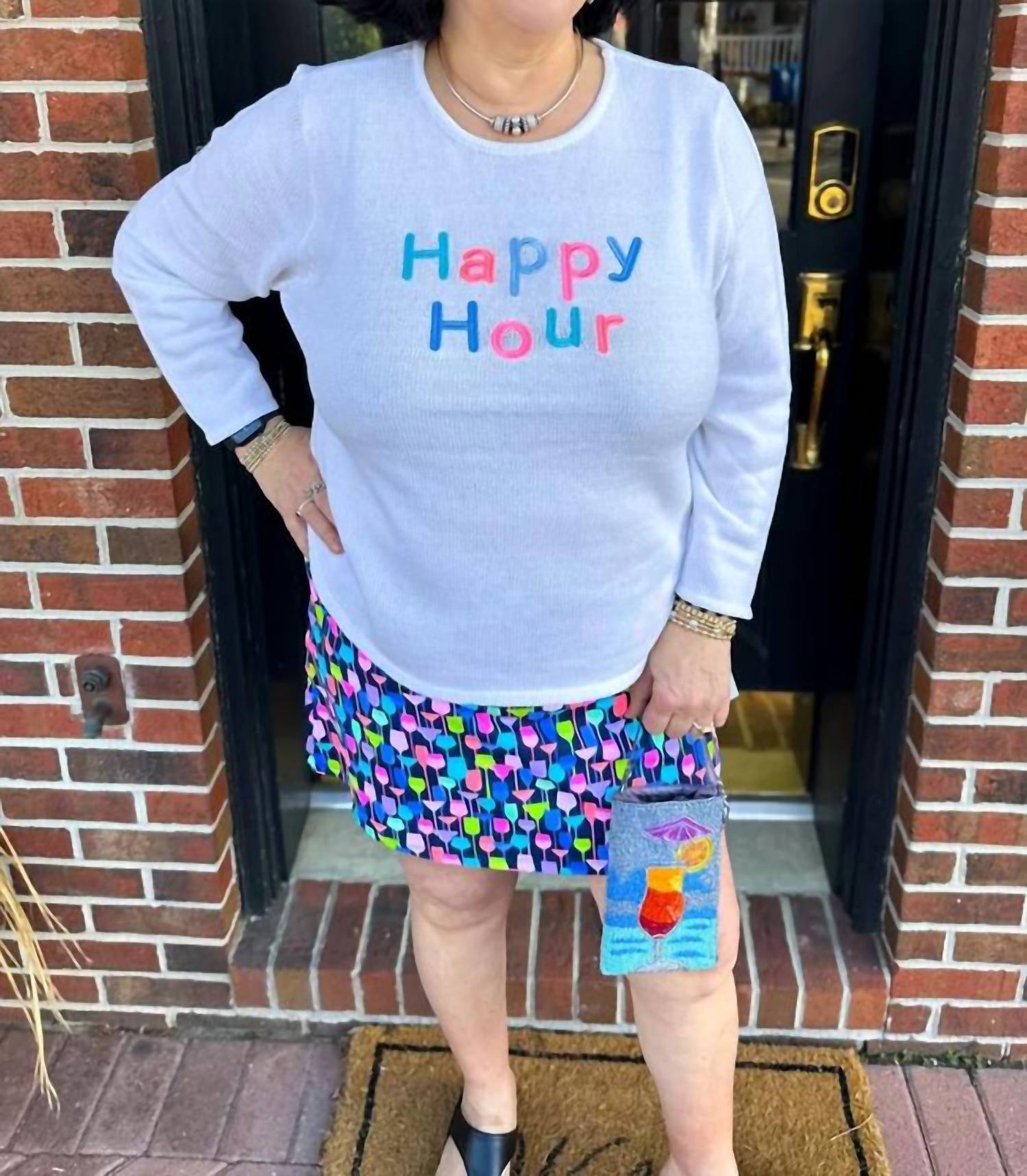 Lulu-B - Knitted Scoopneck Sweater