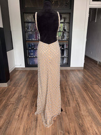 Sherri Hill - Women's Pearl Beaded Fitted Dress