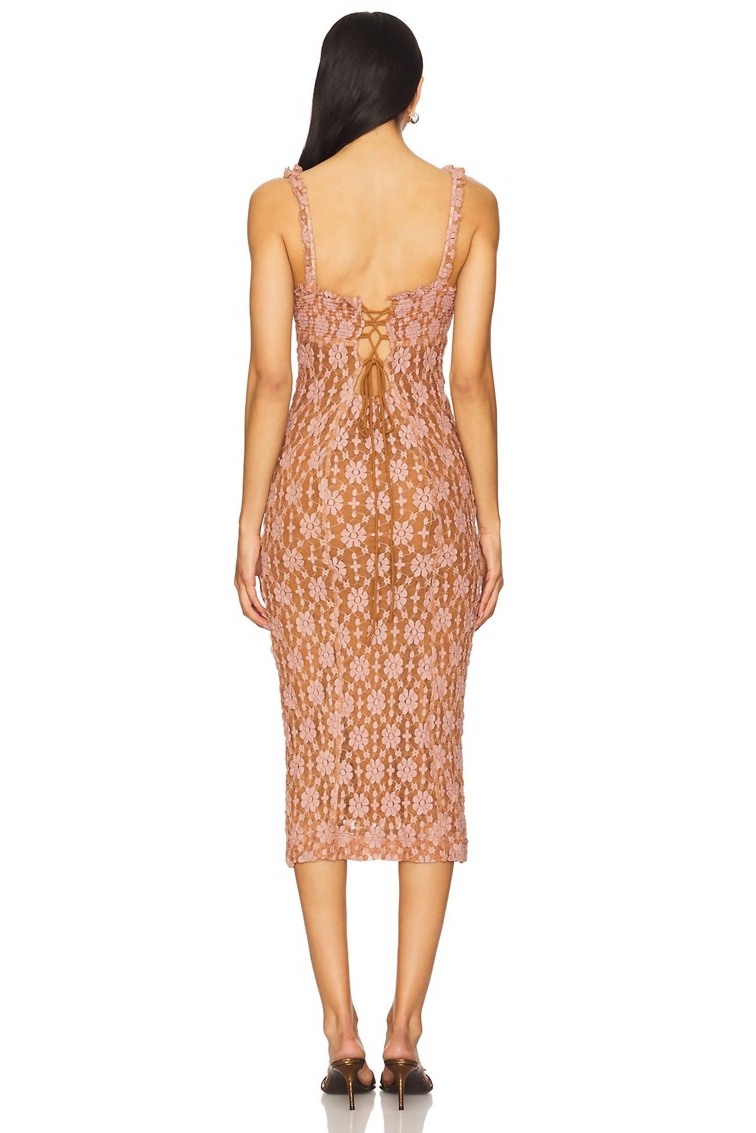 Free People - Lucinda Lace Midi Dress