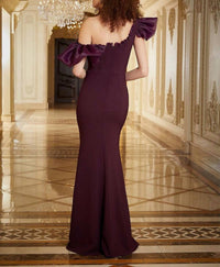 Mgny - Ruffle Sleeve Off The Shoulder Dress