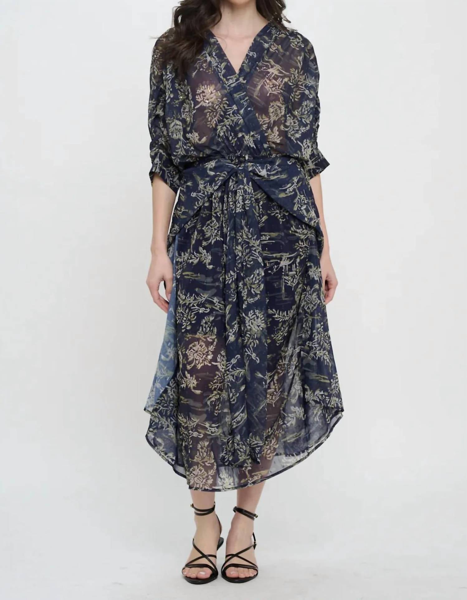 Meet Me In Santorini - Winter Odyssey Maxi Dress