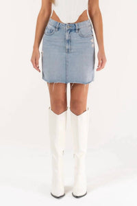 Hidden - Peyton Denim Mini Skirt