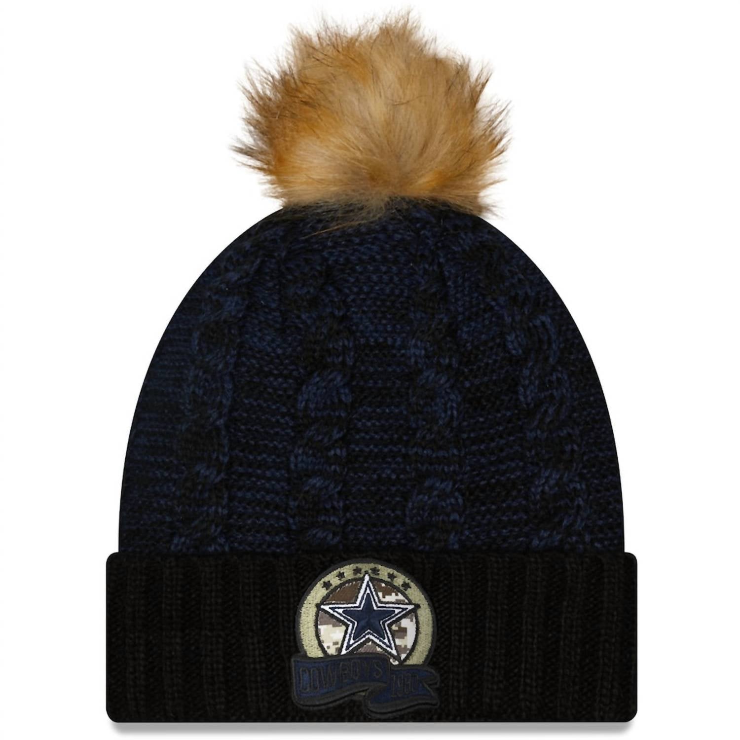 New Era - Women's Dallas Cowboys 2022 Salute To Service Pom Knit Hat
