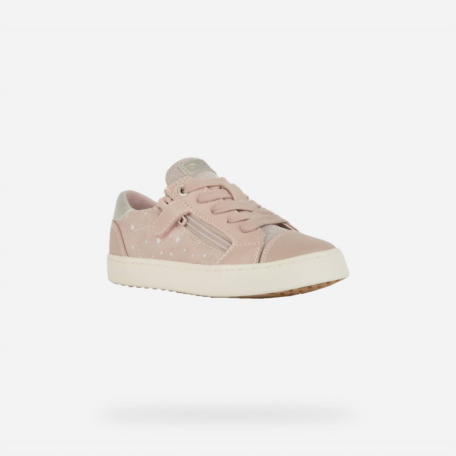 GEOX Girls Kilwi Sneakers in antique rose - kids' sneaker - detail view