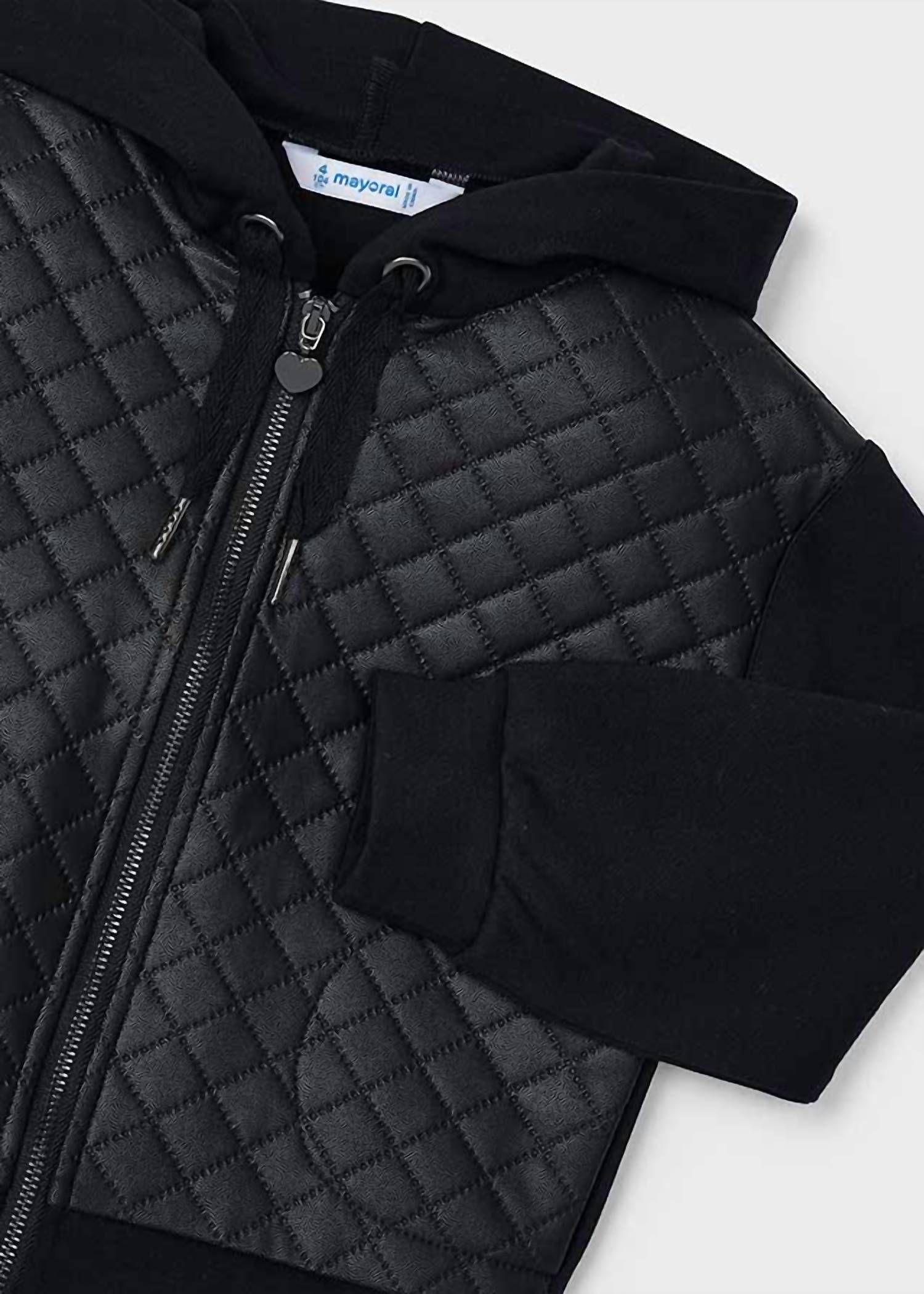 Mayoral - Girls Combined Quilted Jacket
