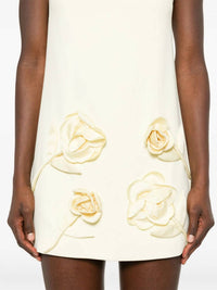 Self-Portrait - Crepe Flower Mini Dress