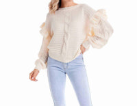 Mudpie - Willow Ruffle Sweater