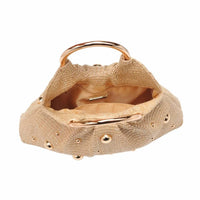 Urban Expressions - Women's Straw Studded Evening Bag