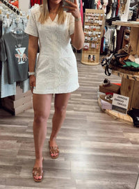 Strut & Bolt - Mini Eyelet Dress