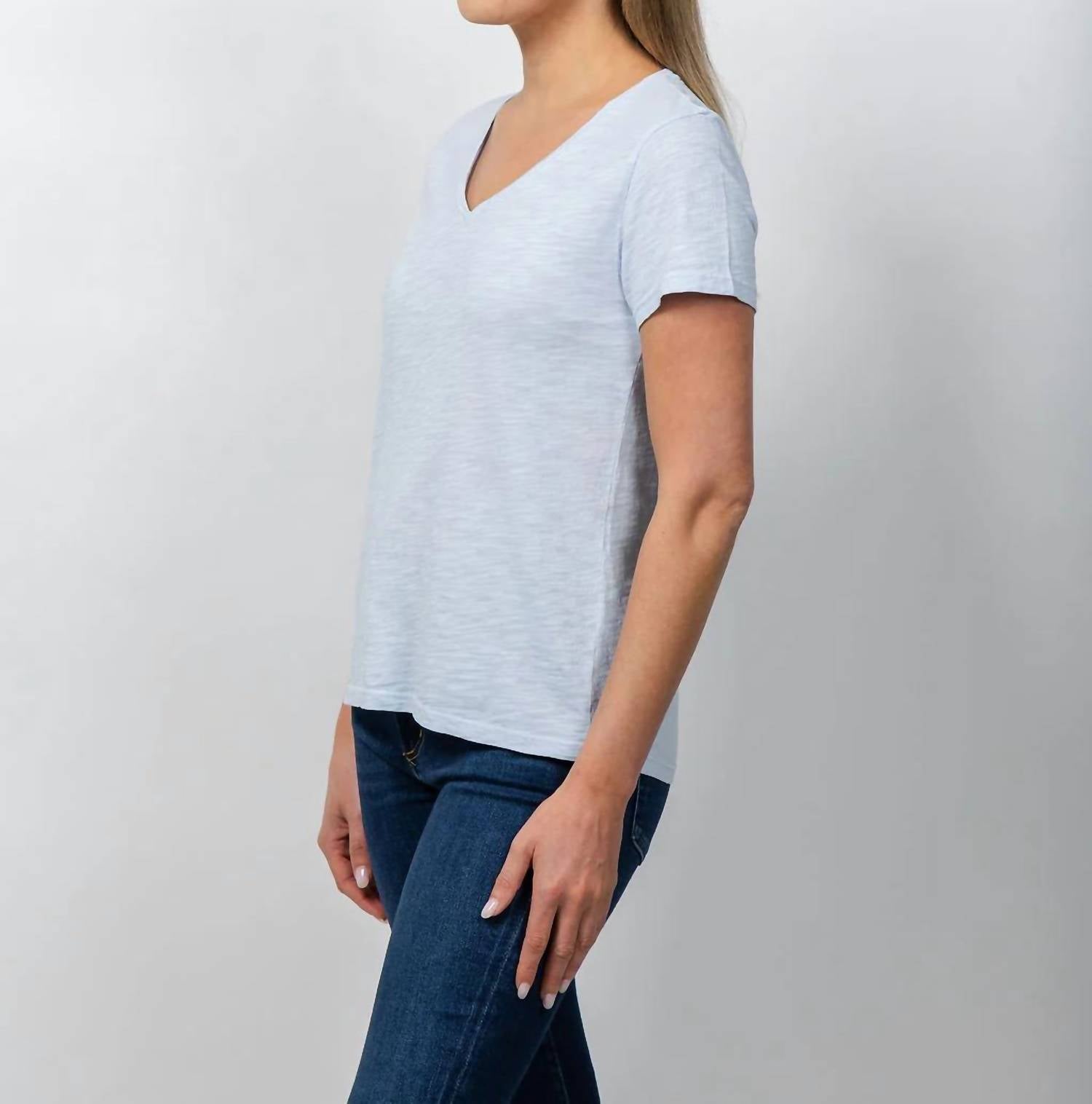Elliott Lauren - Short Sleeve V-neck Tee