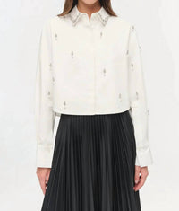 Simkhai - Renata Embellished Cotton Shirt