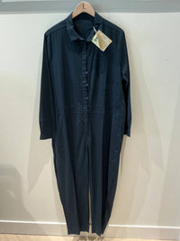 Own By Basics - Women's Poplin Jumpsuit With Button Placket