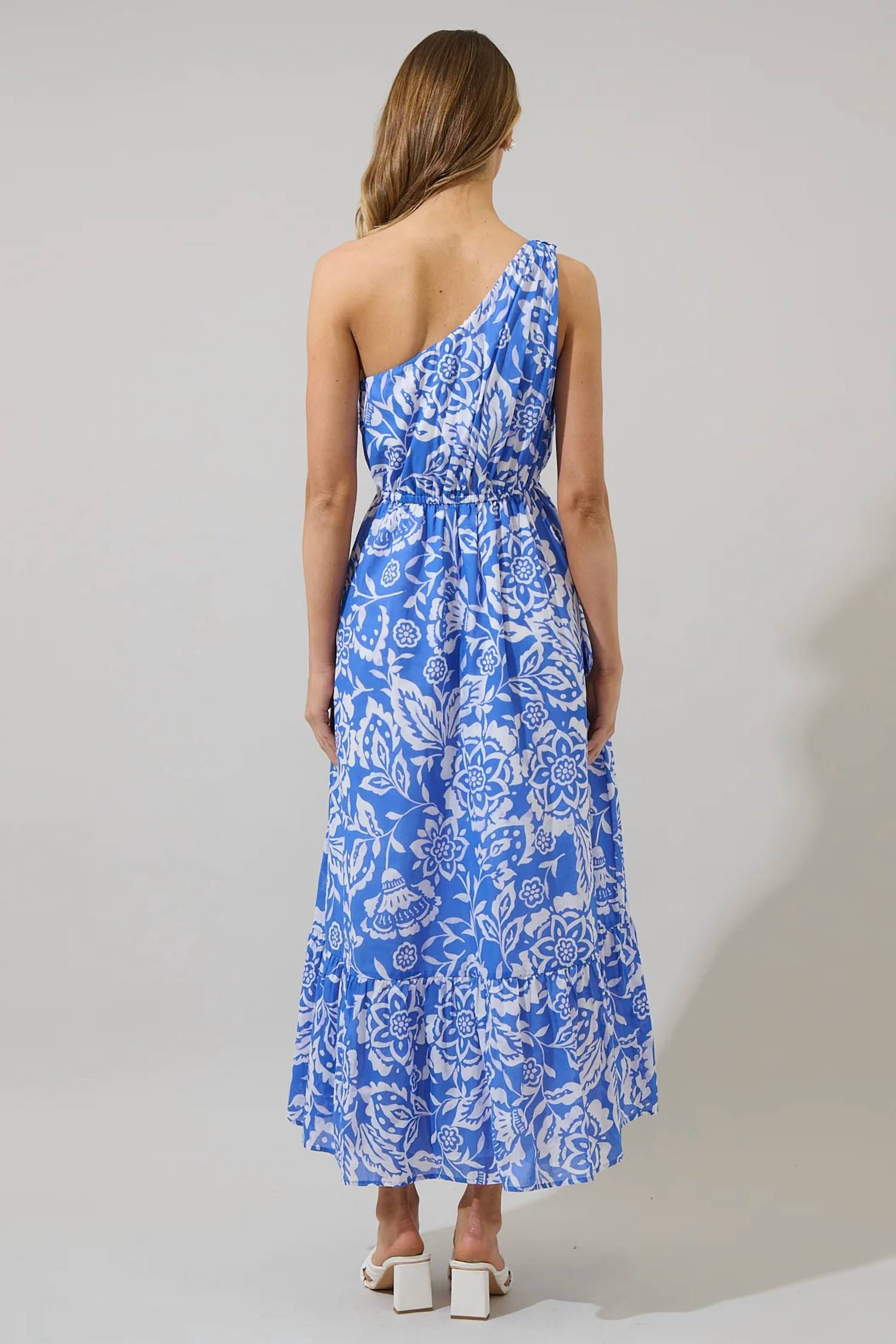 Sugarlips - Bonnie One Sleeve Maxi Dress