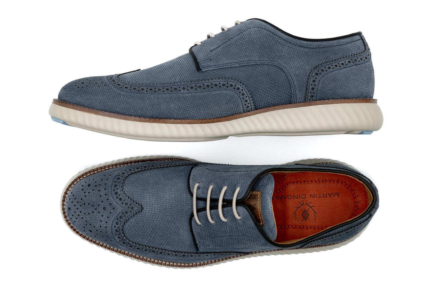 Martin Dingman - Men's CountryAire Suede Wingtip Dress Shoe