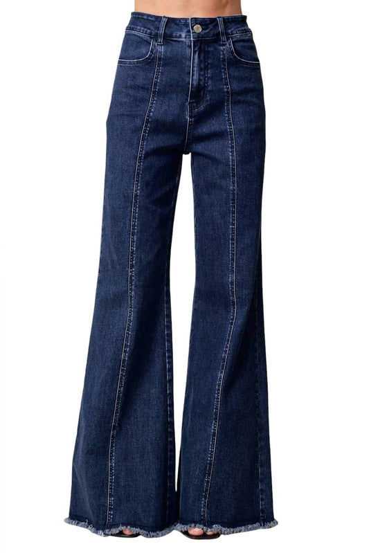 Wisteria Lane - Wide Leg Palazzo Denim Jeans