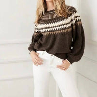 Karen Kane Jacquard Sweater in multi - women's sweater