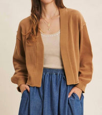 In February - Timeless Waffle Cardigan