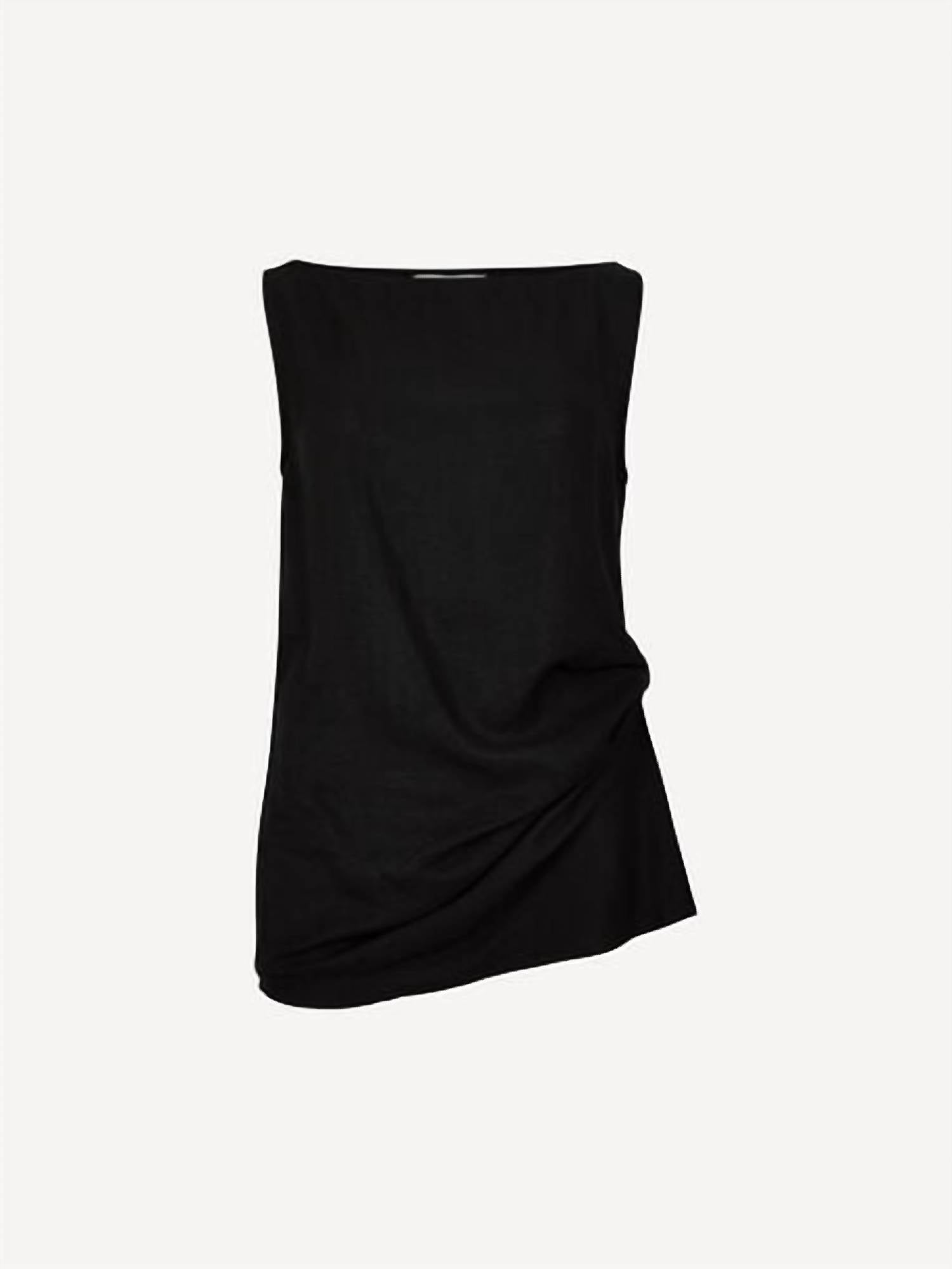 APRICOT Side Knot Top in black - women's tank top - view 4