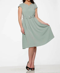 Orchid Bloom - Plain Swing Dress