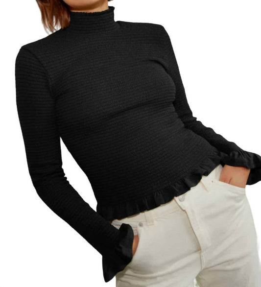 Nation Ltd - Yael Open Back Turtleneck Top