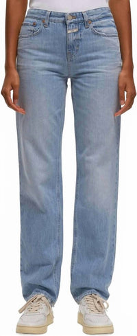 CLOSED Briston Mid Waist Relaxed Fit Jeans in blue - women's jeans