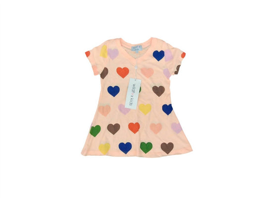 Wildfox - Kids' Multi Colored Hearts T-shirt
