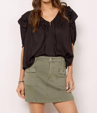 Emerson Fry - Frill V-neck Isla Top