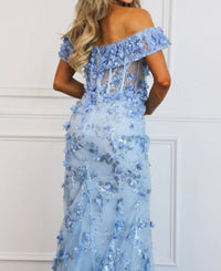 Cinderella Divine - Liliana Floral Applique Formal Dress