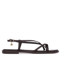 Xti Women's Strappy Sandals in brown - women's sandal - alternate view