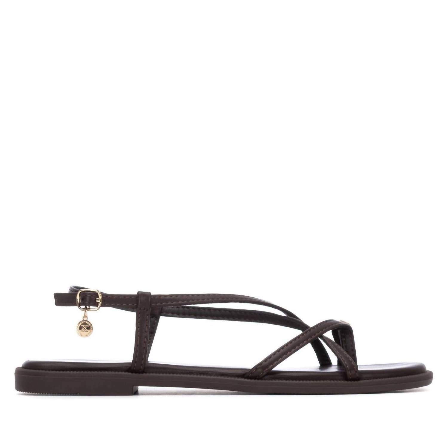 Xti Women's Strappy Sandals in brown - women's sandal - alternate view