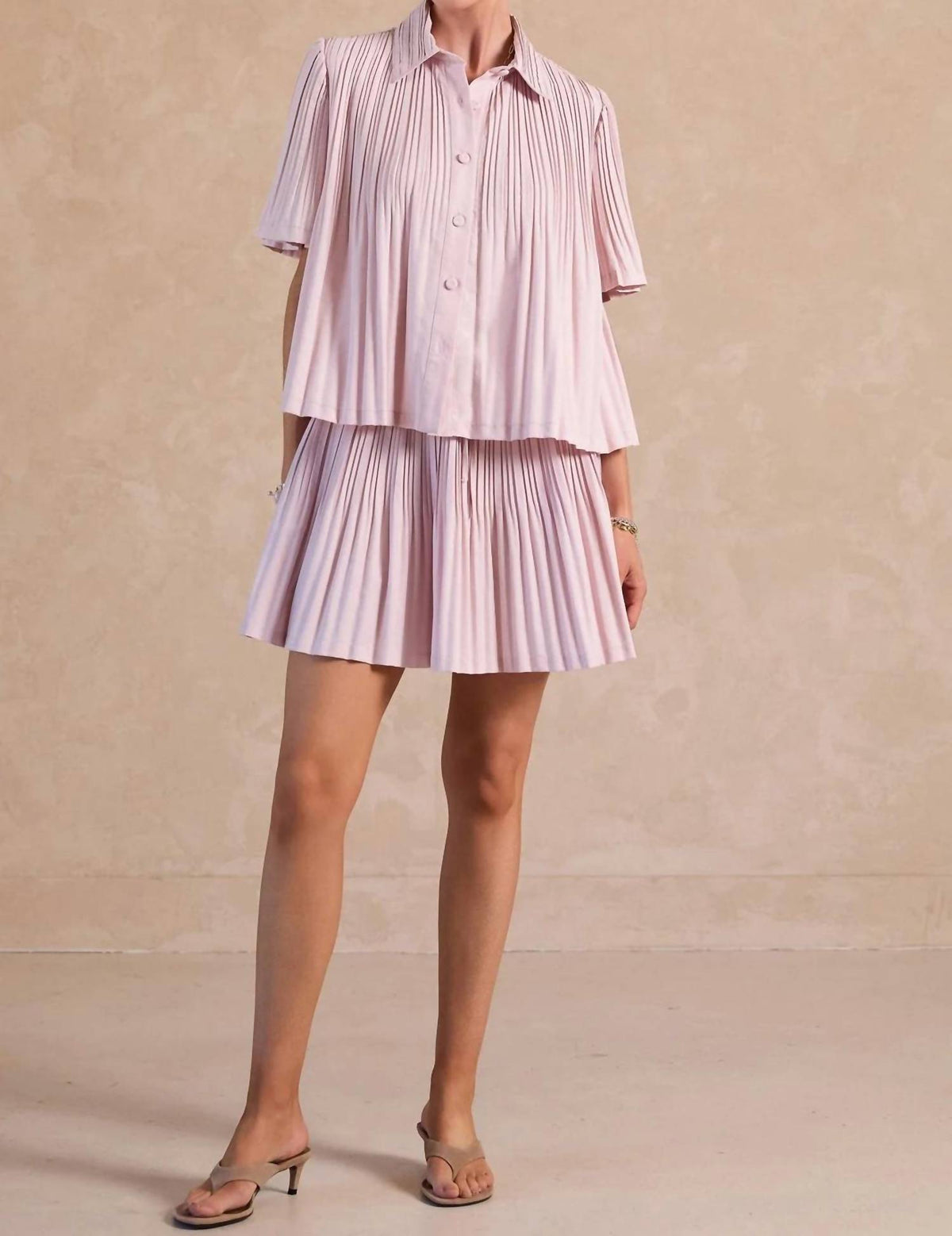 Current Air - Margot Pleated Mini Skirt